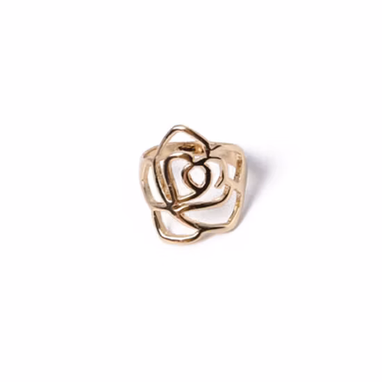 Anel de ouro pérola de joias de moda chique com número 5