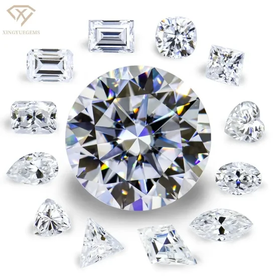Xingyue gemas pedra moissanite personalizada, preço de atacado de gra vvs oval kite princesa bague corte pedras soltas diamante moissanite