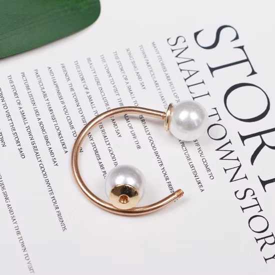 Broche de pêra com concha fofa estilo coreano